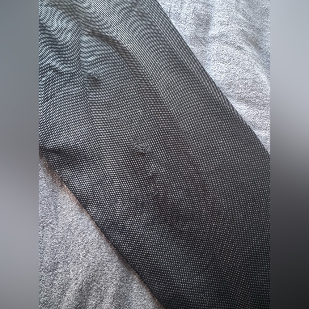 NWT Burberry Black Long Sleeve Cotton Shirt with small cuts in sleeve - Picture 11 of 16